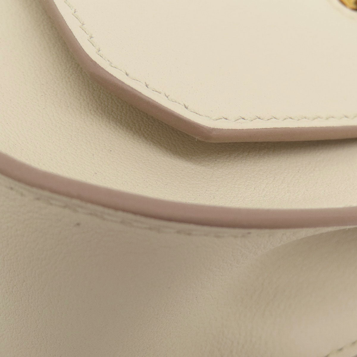HERMES Gypsier Mini Beton GoldHardware Shoulder Bag Evercolor Ladies [Used]