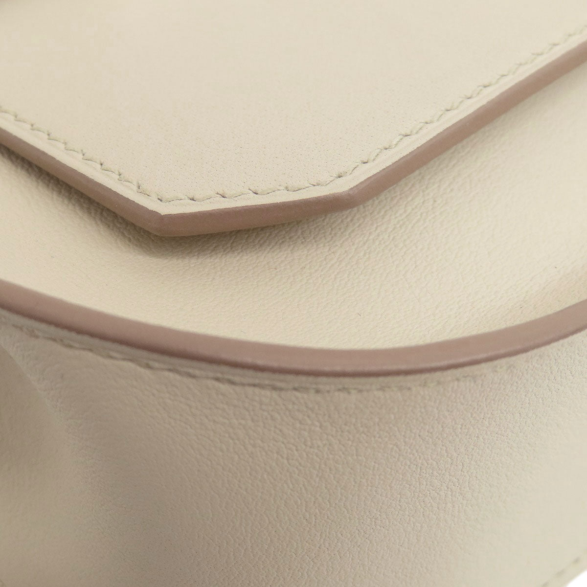 HERMES Gypsier Mini Beton GoldHardware Shoulder Bag Evercolor Ladies [Used]