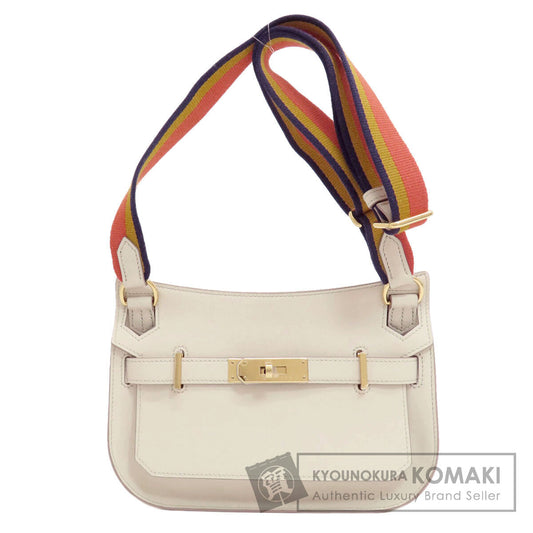 HERMES Gypsier Mini Beton GoldHardware Shoulder Bag Evercolor Ladies [Used]