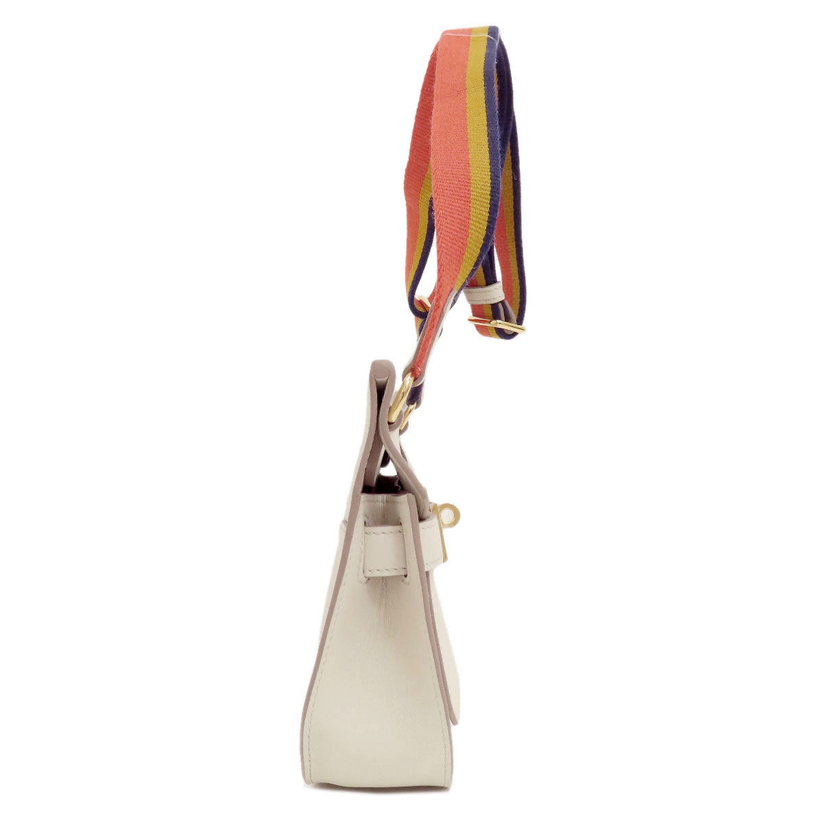 HERMES Gypsier Mini Beton GoldHardware Shoulder Bag Evercolor Ladies [Used]
