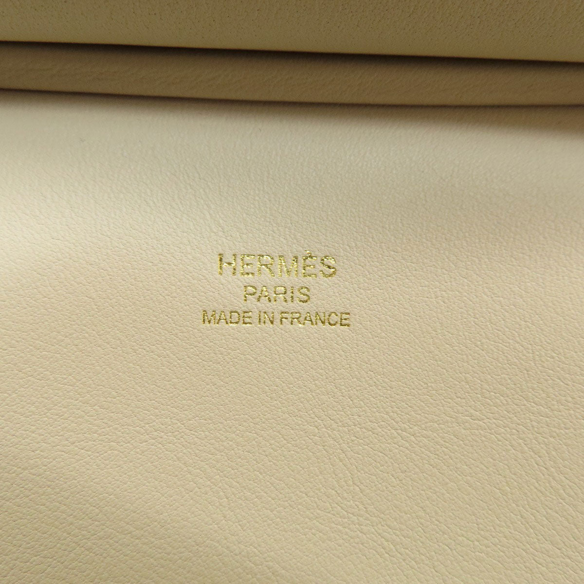 HERMES Gypsier Mini Beton GoldHardware Shoulder Bag Evercolor Ladies [Used]