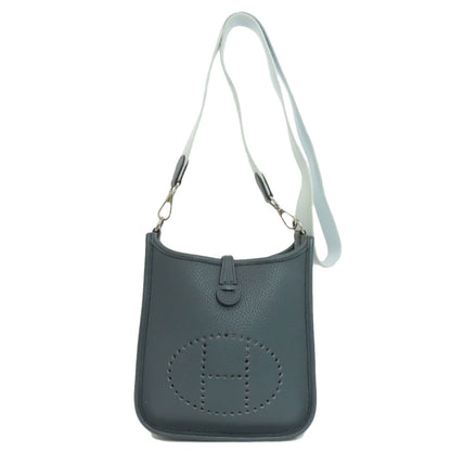 HERMES   Shoulder Bag EvelyneTPM SilverHardware Taurillon Clemence Ladies