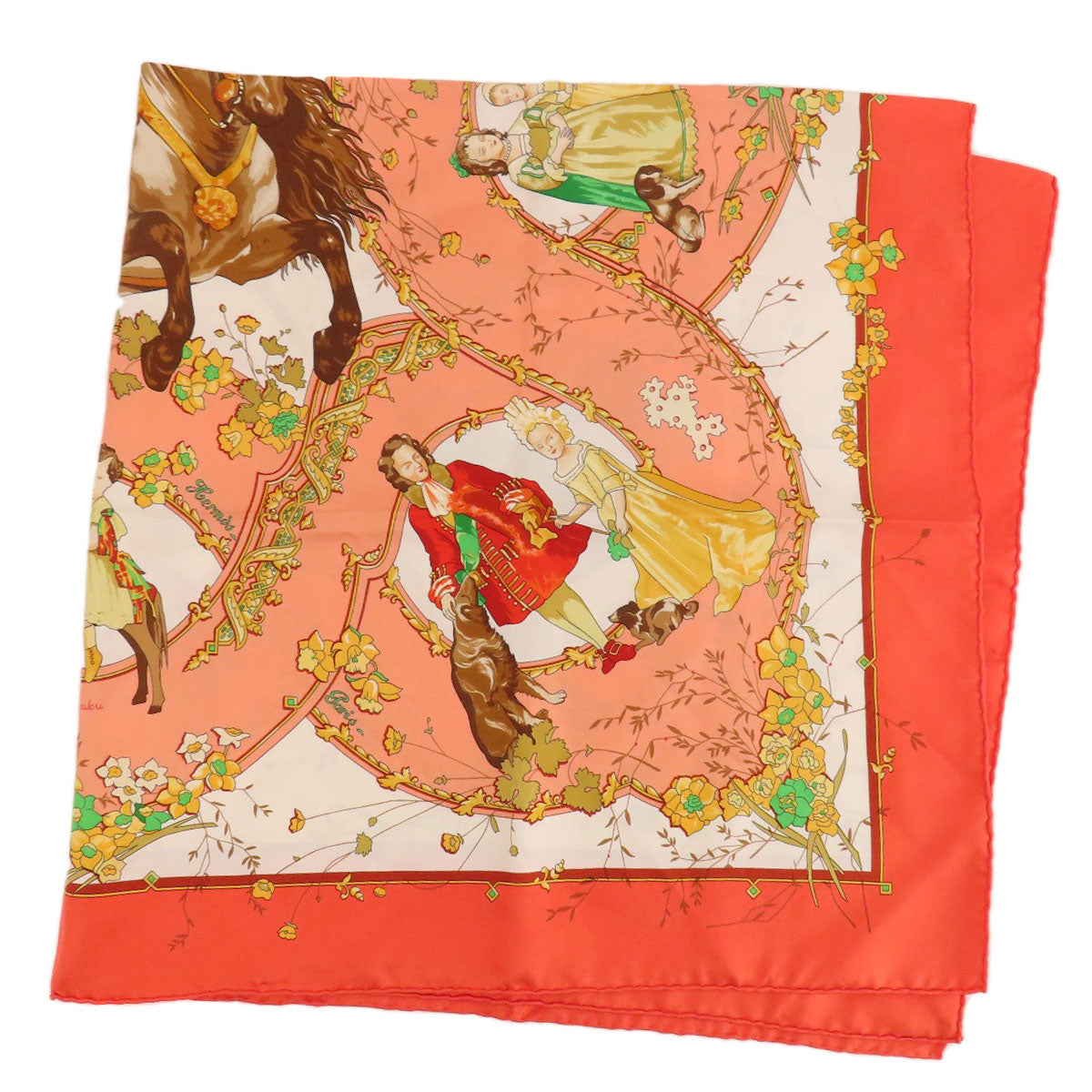 HERMES Carre90 LES PETITS PRINCES The Little Princes Scarf Silk Ladies [Used]