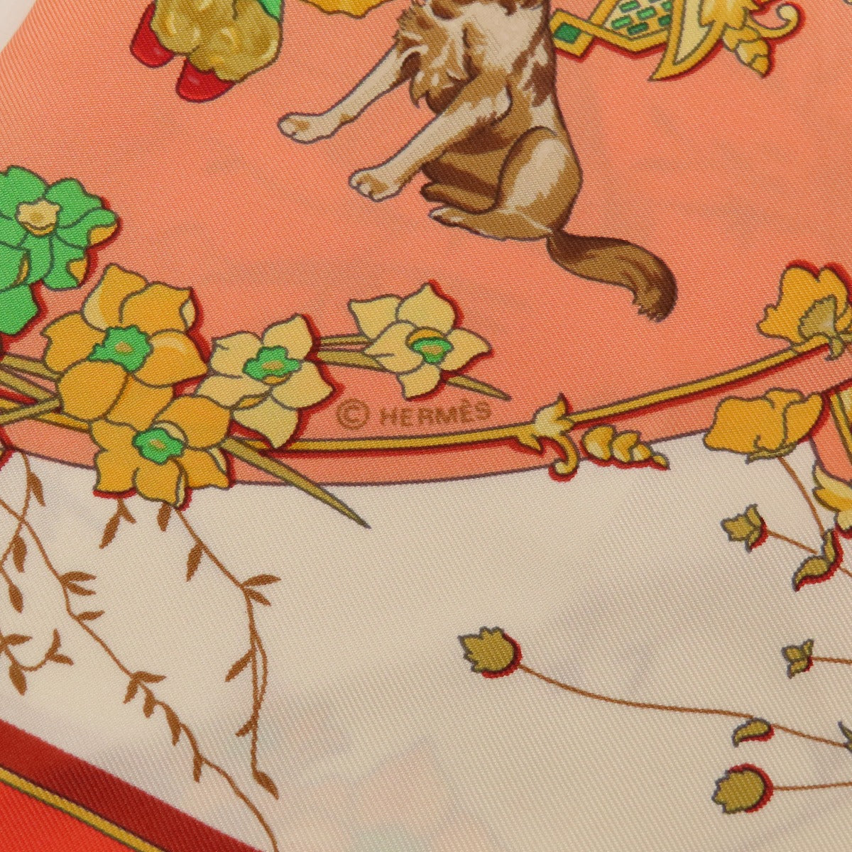 HERMES Carre90 LES PETITS PRINCES The Little Princes Scarf Silk Ladies [Used]