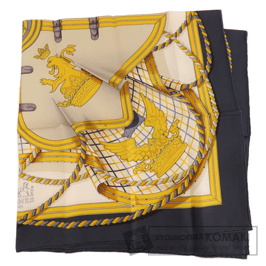 HERMES   Scarf Carre90 GRANDE TENUE horse dress Silk Ladies