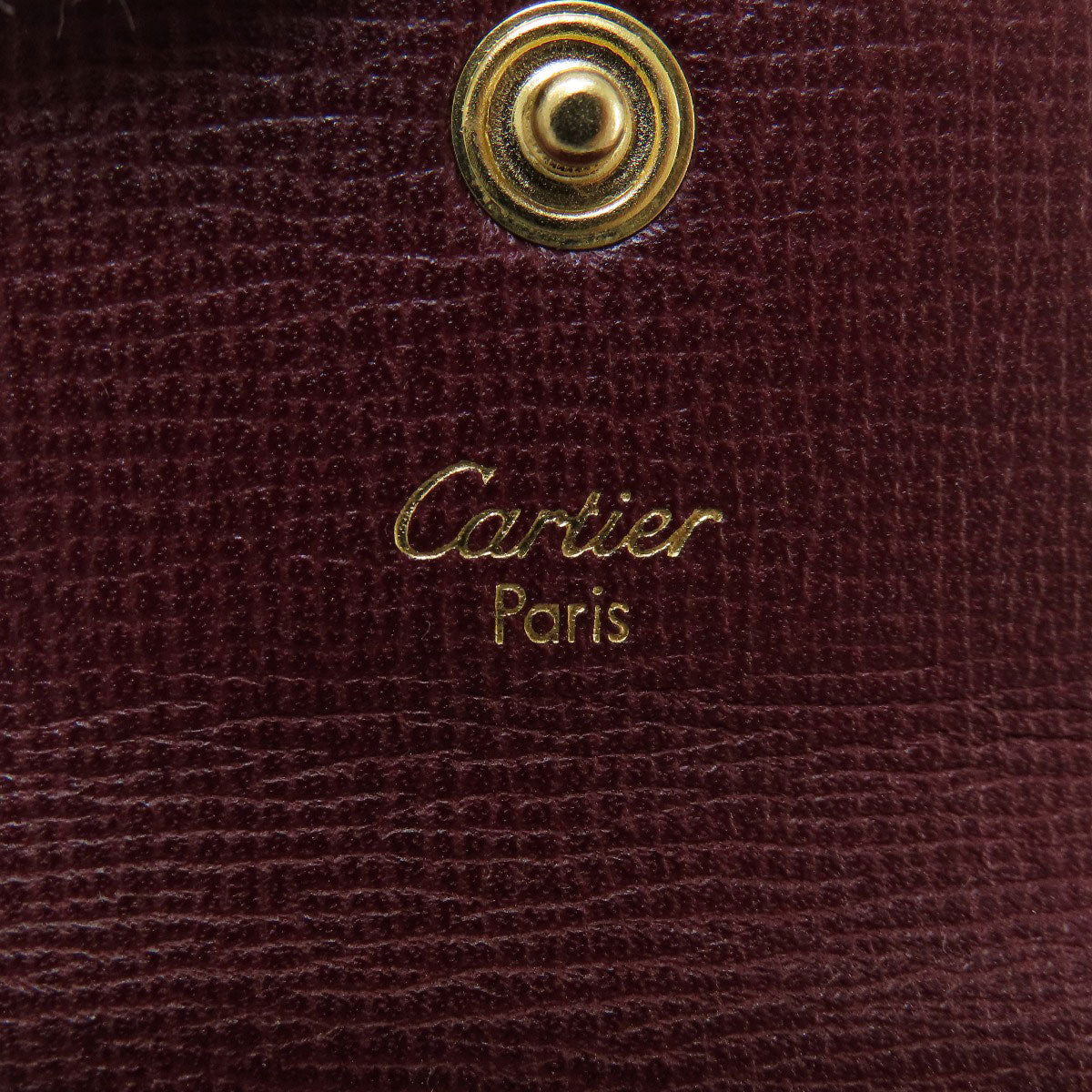 CARTIER   coin purse Must Line Leather Ladies