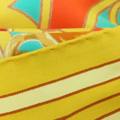 CHANEL Jewelry motif Scarf Silk Ladies [Used]