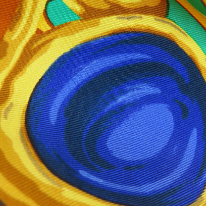 CHANEL Jewelry motif Scarf Silk Ladies [Used]