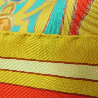 CHANEL Jewelry motif Scarf Silk Ladies [Used]