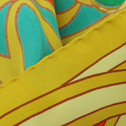 CHANEL Jewelry motif Scarf Silk Ladies [Used]