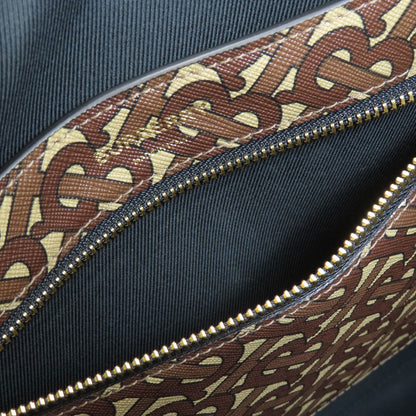 BURBERRY B logo Tote Bag PVC LeatherLadies [Used]