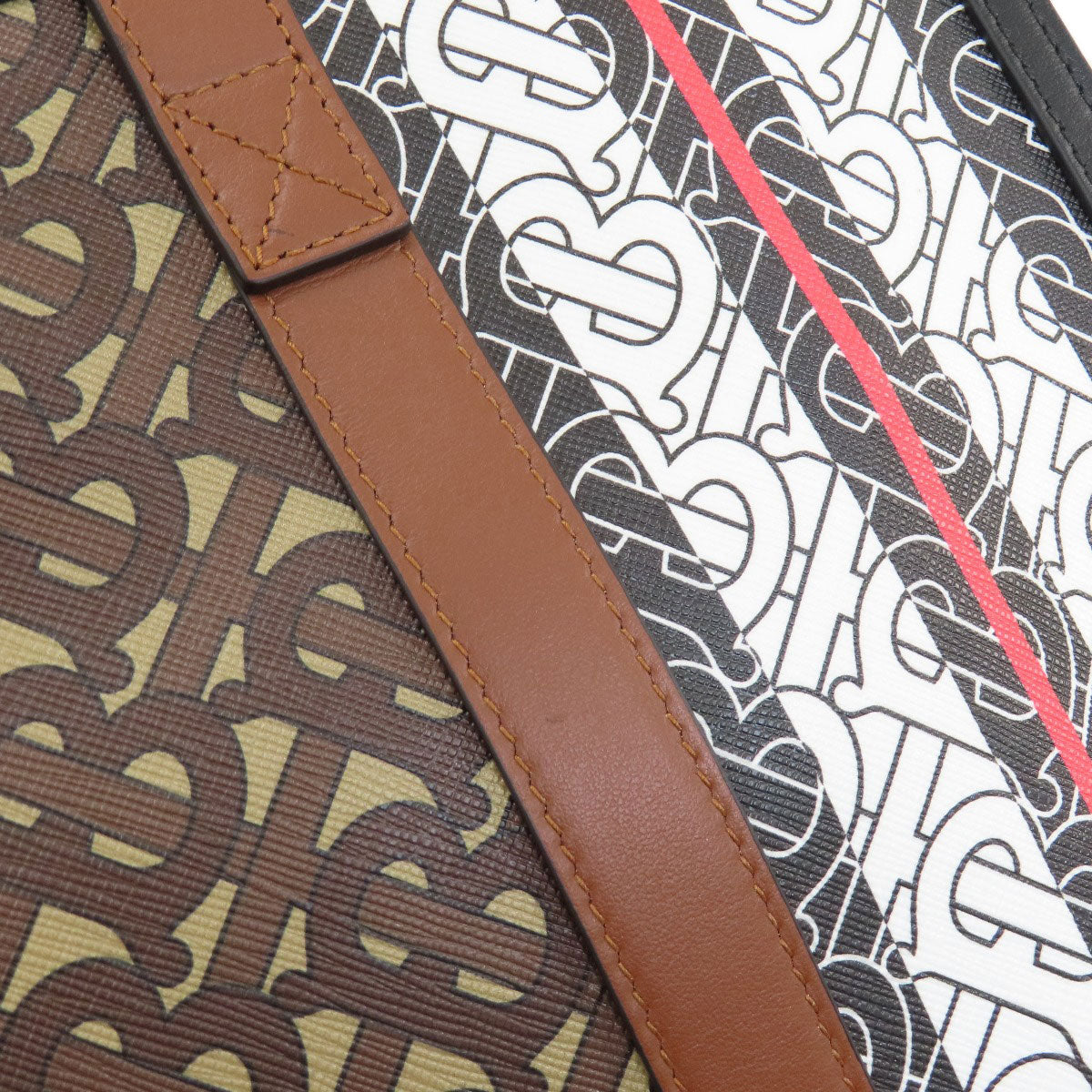 BURBERRY B logo Tote Bag PVC LeatherLadies [Used]