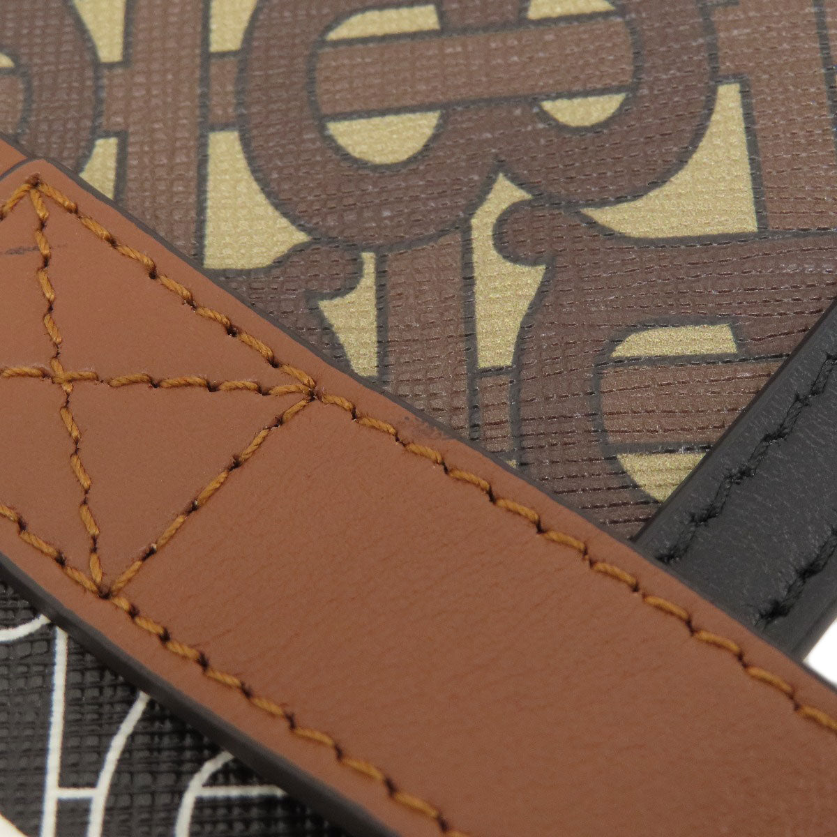 バーバリー Bロゴ トートバッグ PVC/レザー レディース 【中古】【BURBERRY】