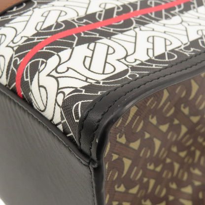 BURBERRY B logo Tote Bag PVC LeatherLadies [Used]