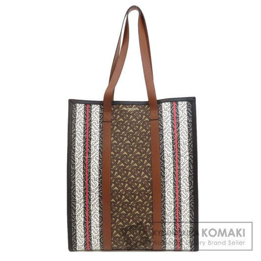 バーバリー Bロゴ トートバッグ PVC/レザー レディース 【中古】【BURBERRY】