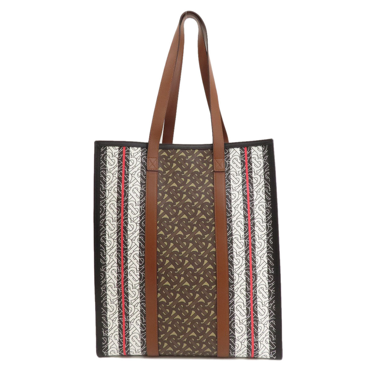 BURBERRY B logo Tote Bag PVC LeatherLadies [Used]
