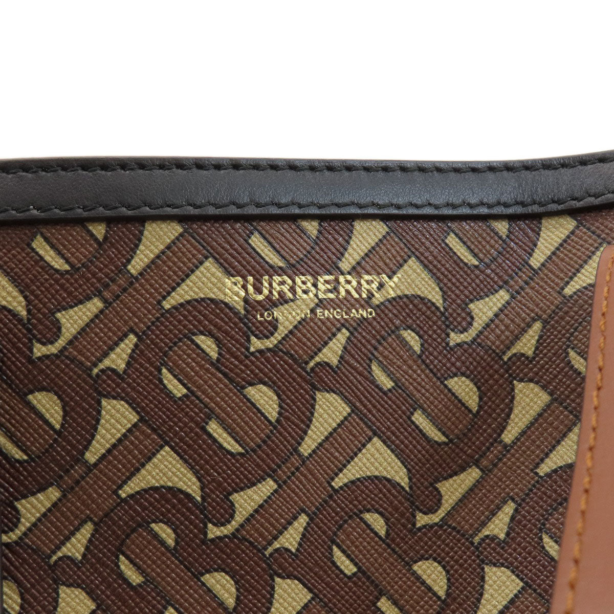 バーバリー Bロゴ トートバッグ PVC/レザー レディース 【中古】【BURBERRY】