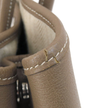 HERMES Garden Party TPM Etoupe Etoupe SilverHardware Handbag Country Ladies [Used]