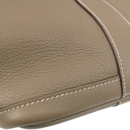 HERMES Garden Party TPM Etoupe Etoupe SilverHardware Handbag Country Ladies [Used]