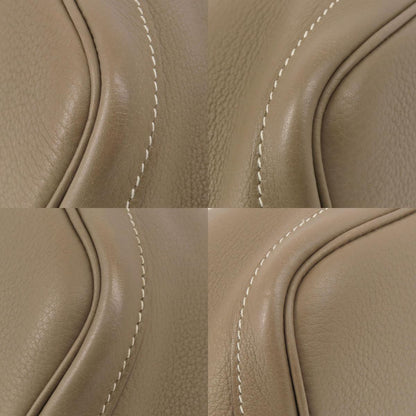 HERMES Garden Party TPM Etoupe Etoupe SilverHardware Handbag Country Ladies [Used]