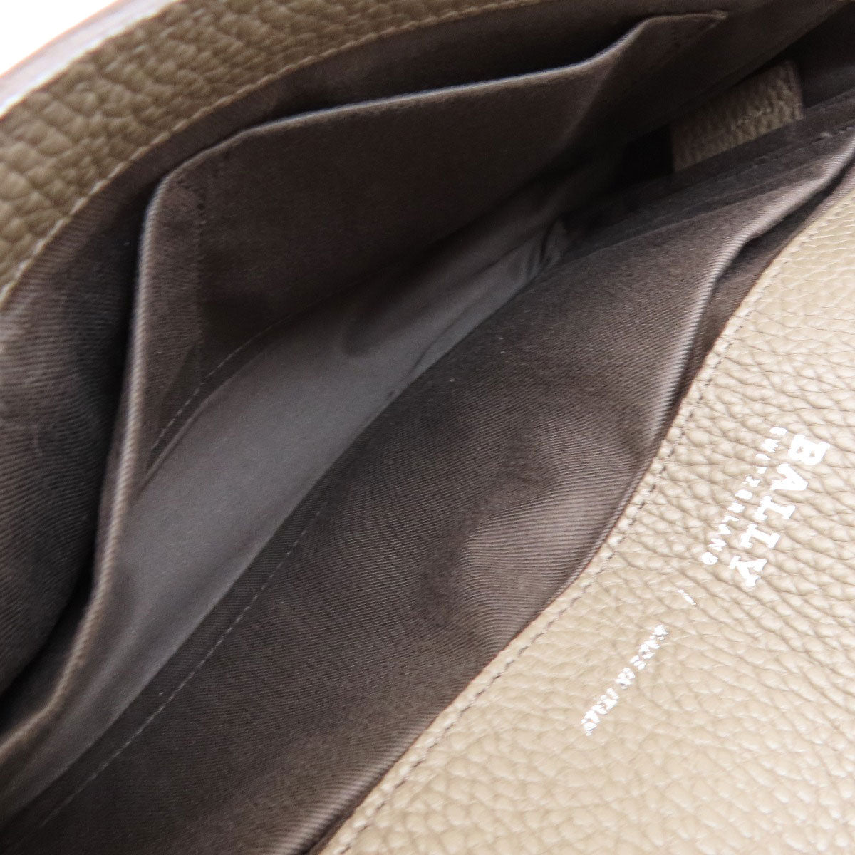 BALLY logo business bag Leather mens [Used]