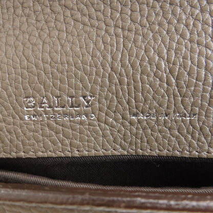 BALLY logo business bag Leather mens [Used]