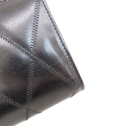 GIVENCHY logo Bifold Wallet with Coin Pocket Leather Ladies [Used]