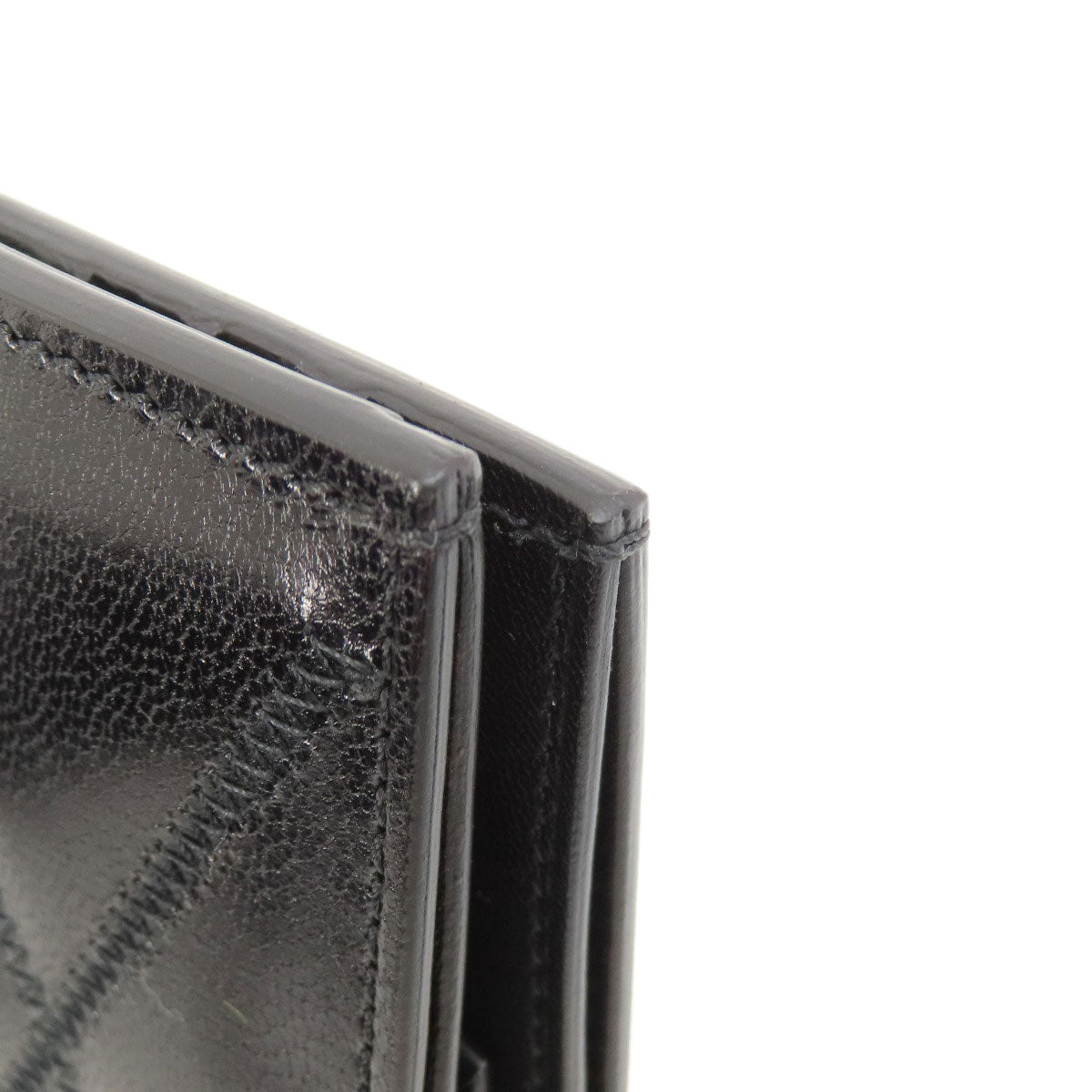 GIVENCHY logo Bifold Wallet with Coin Pocket Leather Ladies [Used]