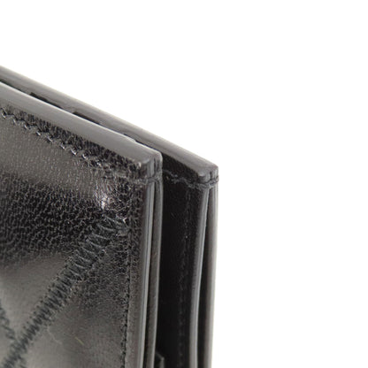 GIVENCHY logo Bifold Wallet with Coin Pocket Leather Ladies [Used]