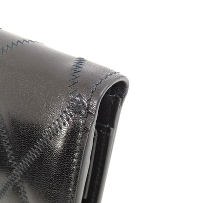 GIVENCHY logo Bifold Wallet with Coin Pocket Leather Ladies [Used]