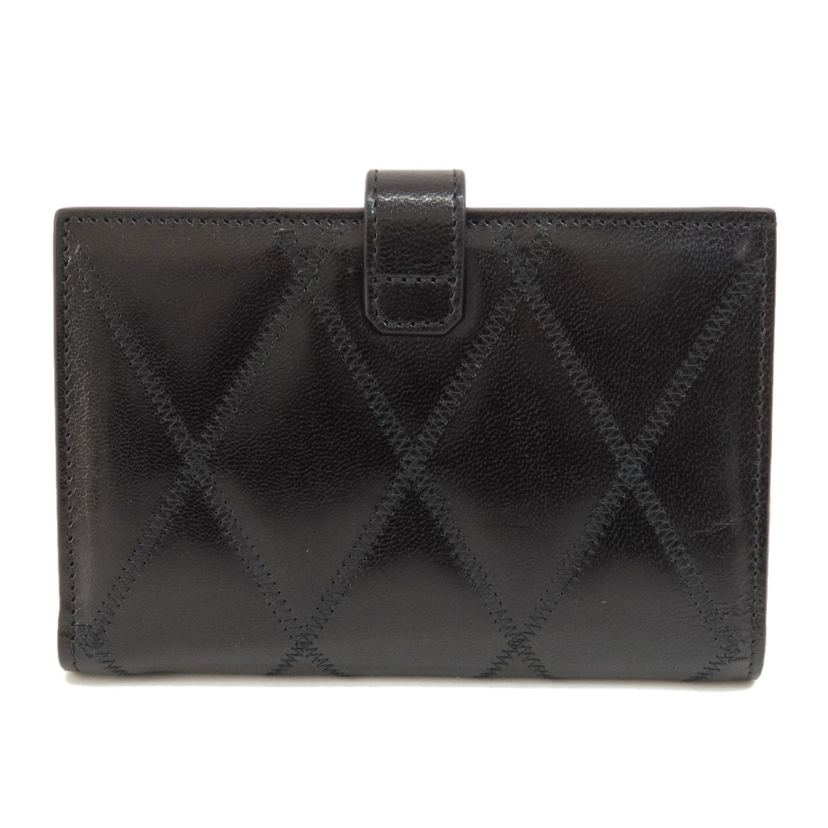 GIVENCHY logo Bifold Wallet with Coin Pocket Leather Ladies [Used]