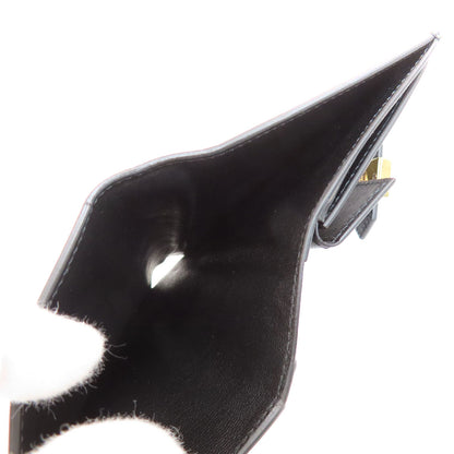 GIVENCHY logo Bifold Wallet with Coin Pocket Leather Ladies [Used]