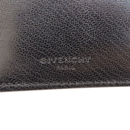 GIVENCHY logo Bifold Wallet with Coin Pocket Leather Ladies [Used]