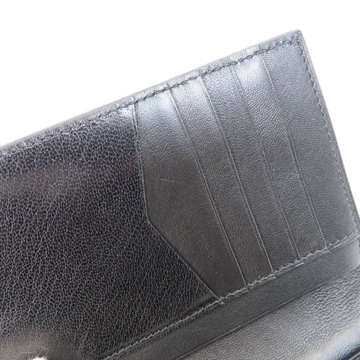 GIVENCHY logo Bifold Wallet with Coin Pocket Leather Ladies [Used]