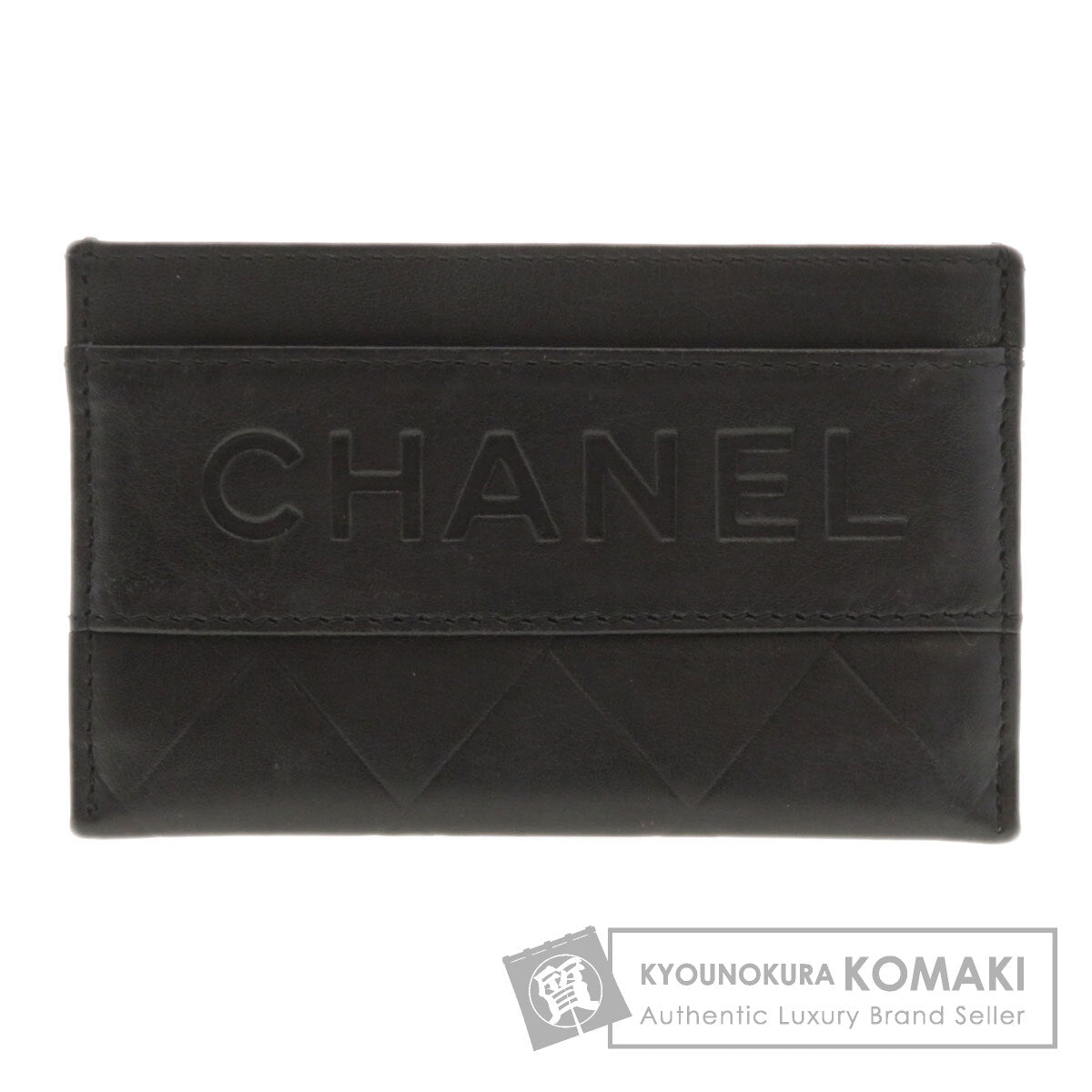 CHANEL   Card Case Logo motif Lambskin Ladies