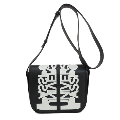 BURBERRY logo Shoulder Bag Leather Ladies [Used]