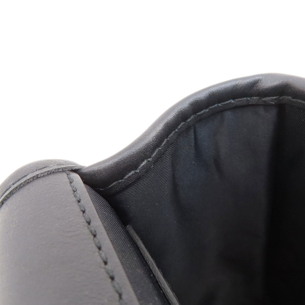 BURBERRY logo Shoulder Bag Leather Ladies [Used]