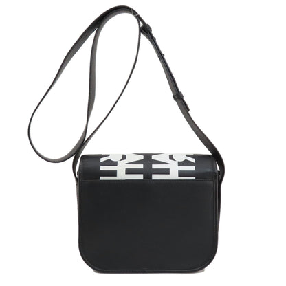 BURBERRY logo Shoulder Bag Leather Ladies [Used]