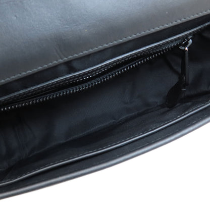 BURBERRY logo Shoulder Bag Leather Ladies [Used]