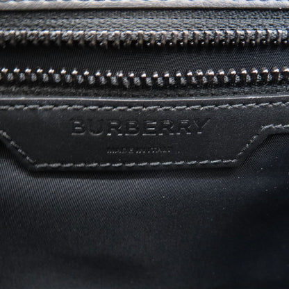 BURBERRY logo Shoulder Bag Leather Ladies [Used]