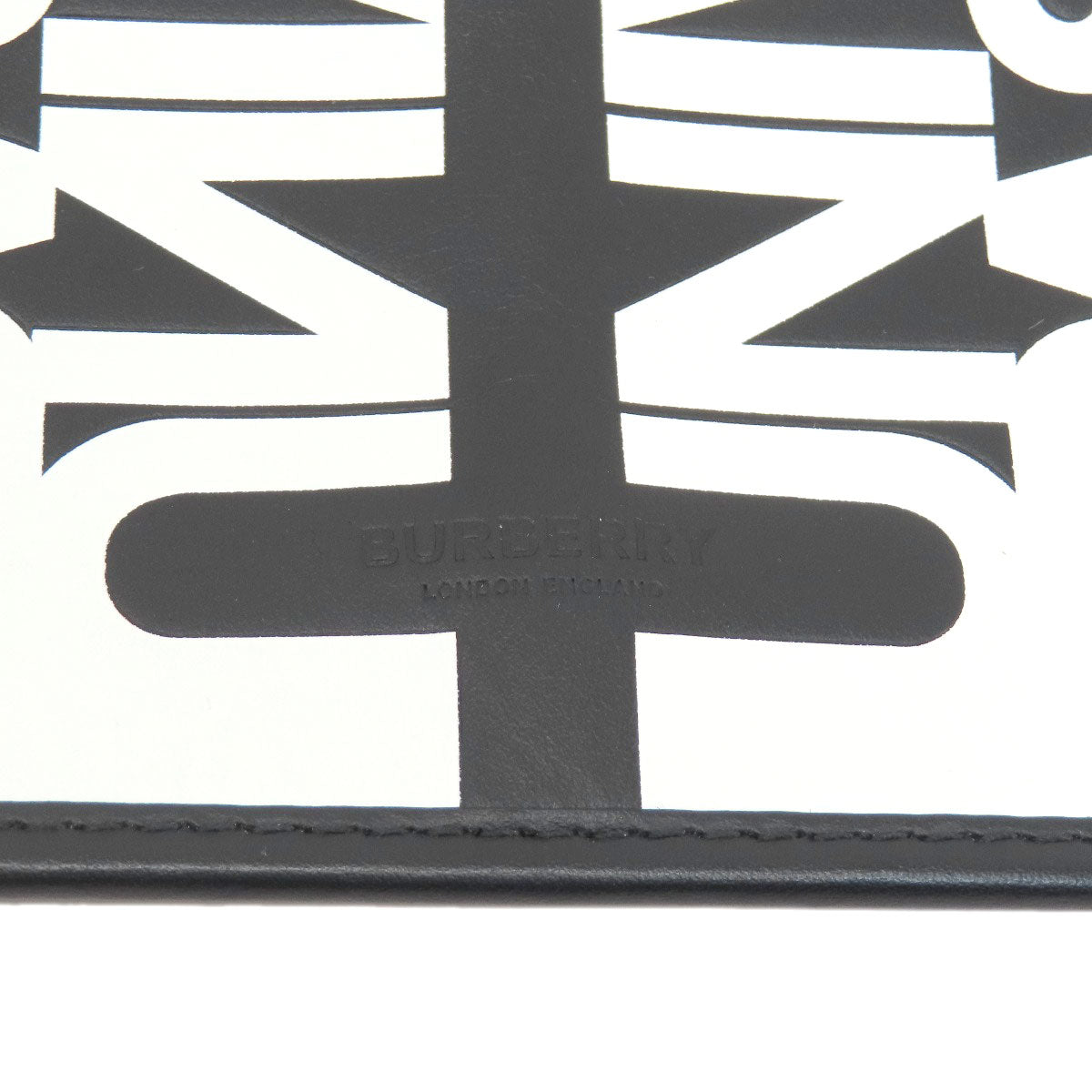 BURBERRY logo Shoulder Bag Leather Ladies [Used]