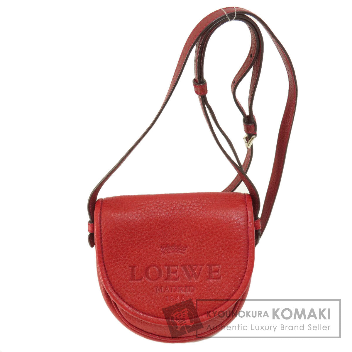 LOEWE   Shoulder Bag Logo embossed mini shoulder Leather Ladies