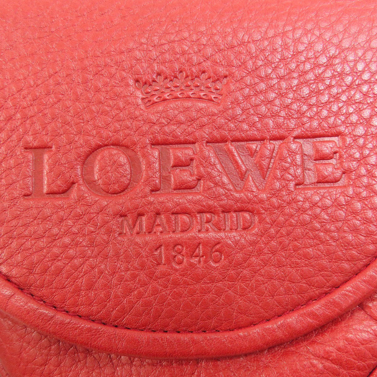 LOEWE   Shoulder Bag Logo embossed mini shoulder Leather Ladies