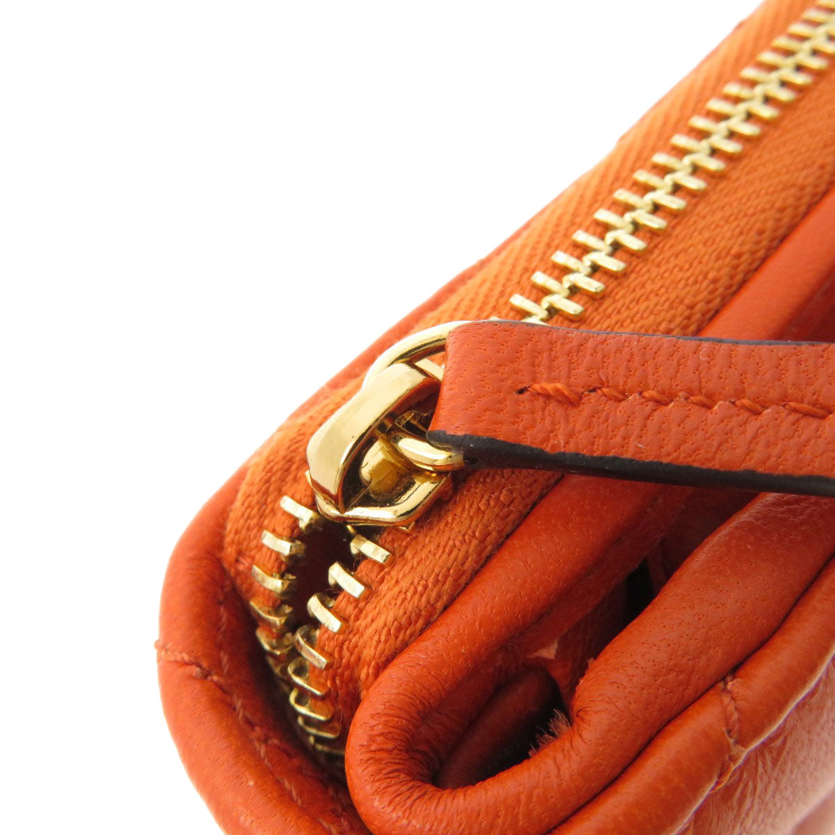 VERSACE Logo Hardware Bifold Wallet with Coin Pocket Calf Ladies [Used]