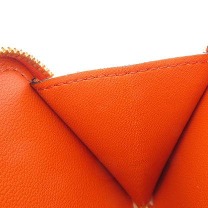 VERSACE Logo Hardware Bifold Wallet with Coin Pocket Calf Ladies [Used]