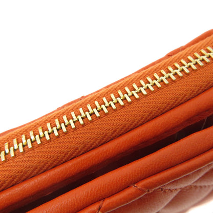 VERSACE Logo Hardware Bifold Wallet with Coin Pocket Calf Ladies [Used]