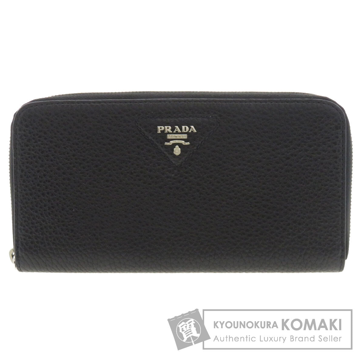 PRADA  1ML506 Long wallet (with coin pocket) Logo motif Leather Ladies