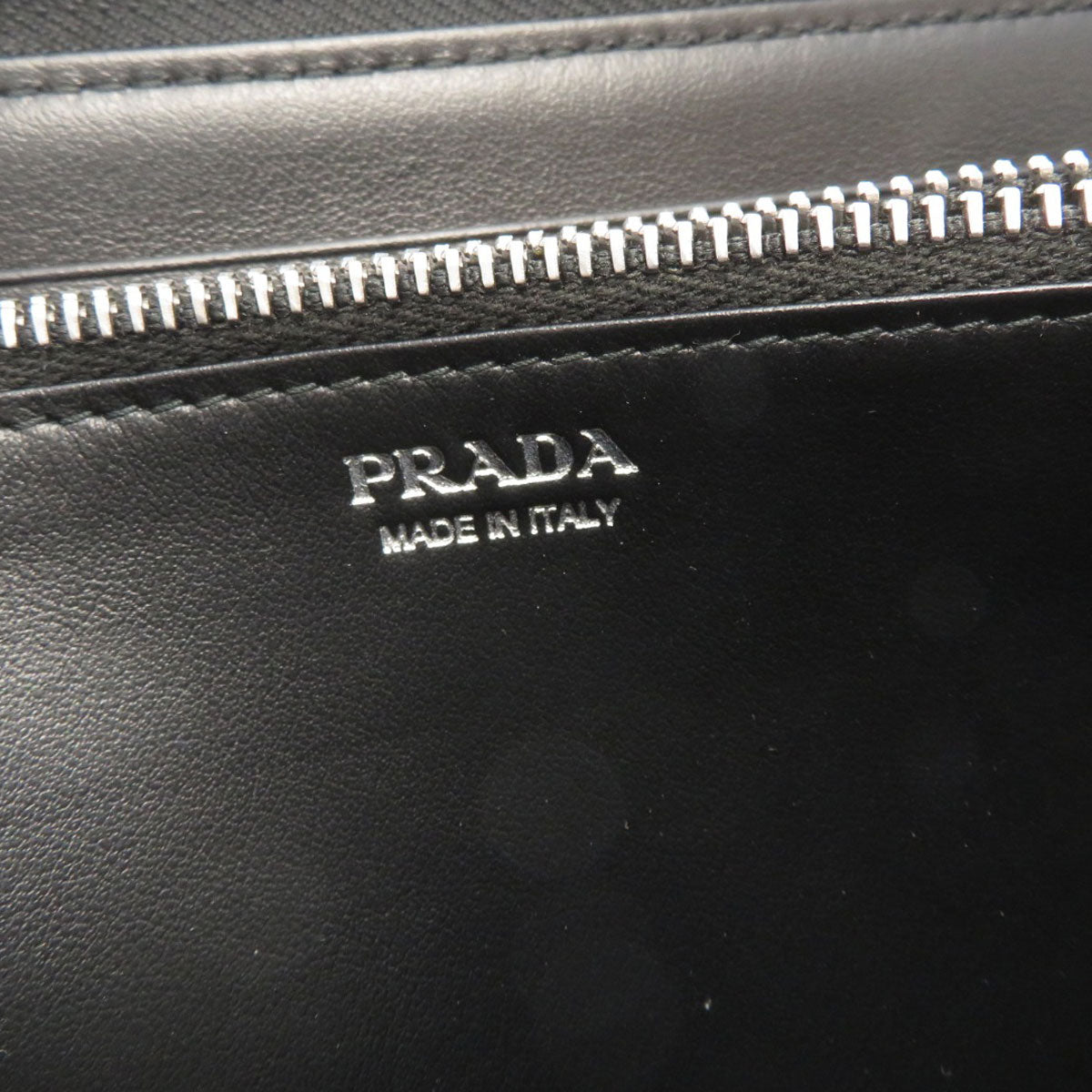 PRADA  1ML506 Long wallet (with coin pocket) Logo motif Leather Ladies