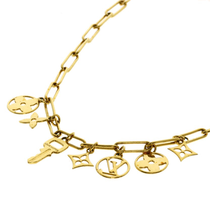 LOUIS VUITTON  M80272 Necklace Collier Roman Holiday Metal Ladies