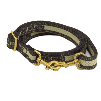 CHRISTIAN DIOR Book tote mini leopard pattern 2WAY Handbag Canvas Ladies [Used]